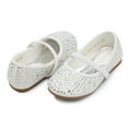 thumbnail image 2 of DREAM PAIRS Girls Mary Jane Rhinestone Studded Slip On Ballet Flats Toddler, 2 of 5