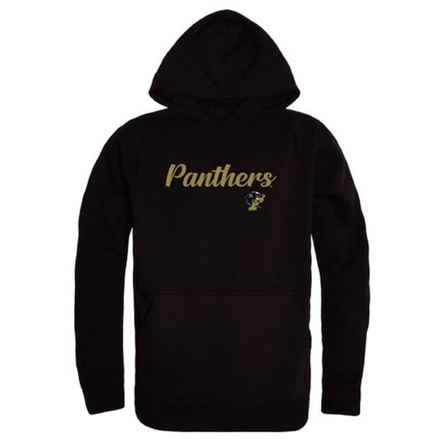 W Republic 558-452-BLK-01 Men Ferrum College Script Hoodie, Black - Small