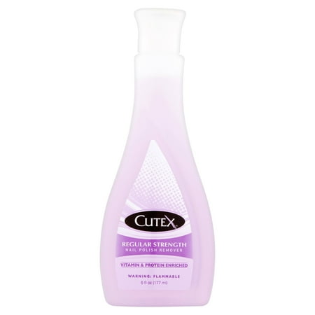 Cutex Regular Strength Nail Polish Remover, 6 fl oz