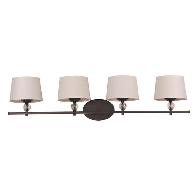 Maxim 12764WTOI 8.25 x 36.25 in. Rondo 4-Light Bath Vanity, Oil Rubbed Bronze