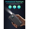 thumbnail image 6 of Portable Charger ,40000mAh Power Bank PD 30W Quick Charging, Flashlight for Camping or Emergency Use,LED Power Percentage Display(Carbon Black), 6 of 7