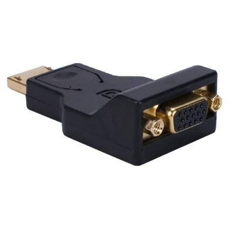 Qvs Vga Video - QVS DisplayPort Male to VGA Female Digital Video Adaptor