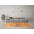 thumbnail image 3 of Ahgly Company Indoor Rectangle Abstract Orange Modern Area Rugs, 6' x 9', 3 of 4