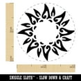 thumbnail image 2 of Tribal Sun Circle Star Self-Inking Rubber Stamp Ink Stamper - Yellow Ink - Mini 1/2 Inch, 2 of 7
