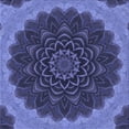 thumbnail image 1 of Ahgly Company Machine Washable Indoor Square Transitional Light Slate Blue Area Rugs, 7' Square, 1 of 7