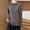 c01Gray, variant on Women's Thin Breathable Base Layer Shirt Solid Color Crewneck Long Sleeve Travel Hiking Tee T Shirt Lightweight Pullover Tops Black L