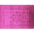 thumbnail image 1 of Ahgly Company Indoor Rectangle Oriental Pink Traditional Area Rugs, 7' x 9', 1 of 4