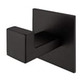thumbnail image 1 of Gancho para toallas autoadhesivo de acero inoxidable negro sin taladrar, gancho para toallas negro, accesorio de baño, gancho para toallas, albornoz, perchero, negro, 1 of 5