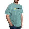 thumbnail image 4 of CafePress - U.S. Army® Black And Gold Horizontal Logo T Shirt - Mens Comfort Colors Shirt, 4 of 5