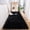 Black, variant on Fluffy Runner Rug for Bedroom Living Room, 2x6 Dark Purple Shag Area Rugs, Soft Fuzzy Carpet for Bedside Room College Dorm, Plush Throw Rug for Decor
