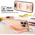 thumbnail image 5 of Compatible with iPhone 13 Pro Max Glitter Luxurly Plating Case, Street Fashion with Wrist Strap Protector Phone Cover Full-Body Bumper Electroplated Case for iPhone 13 Pro Max 6.7 Inch Pink, 5 of 12