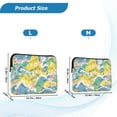 thumbnail image 4 of FORMRS 13-13.3 inch Laptop Sleeve Case Soft Carrying Quilted Computer Bag Cover, Yellow Mountains, 4 of 7