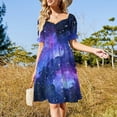 thumbnail image 3 of Galaxy Sleeveless Dress Summer women's clothing dresses summer summer clothes for women elegant evening dresses for women 2024, 3 of 7