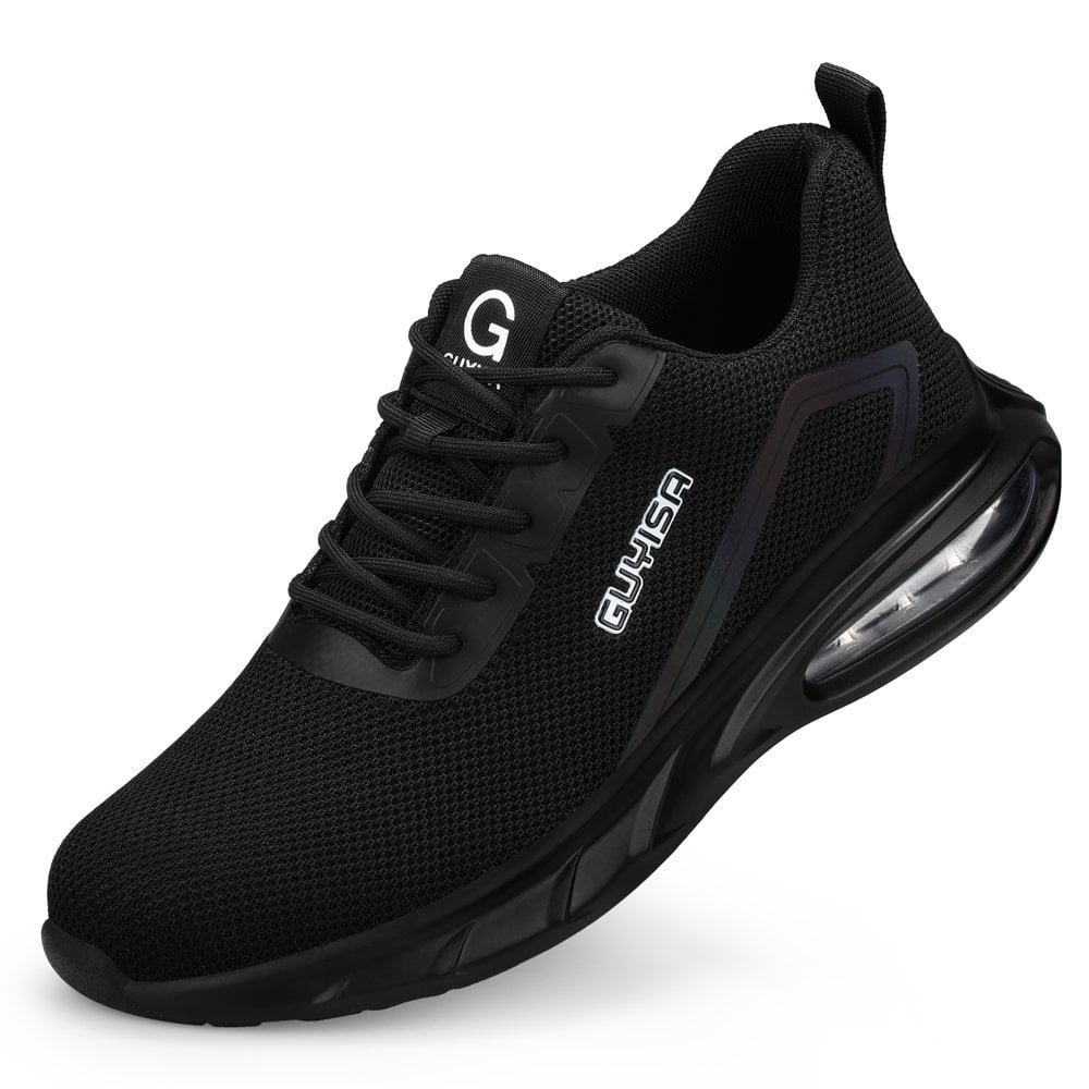 Men s Women s Steel Toe Shoes Air Cushion Anti Slip Steel Toe Safety Shoes Breathable Safety Shoes Lightweight Work Shoes