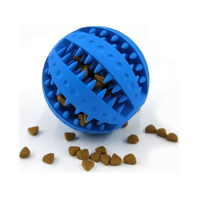 Leaky Food Wobble Giggle Dog Ball, Interactive Chew Giggle Ball