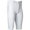 thumbnail image 2 of Marucci Men's Excel Tapered Doubleknit Piped Knicker Baseball Pants White/Royal M, 2 of 5