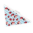 thumbnail image 3 of Disketp Flowers and Lady Bugs Dog Bandanas 1PC Triangle Adjustable Puppy Bandana Bib Handkerchief for Large Medium Girl Dogs Pets Gift, 3 of 6
