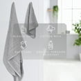 thumbnail image 4 of True Hue 24 Piece Cotton-Recycled Polyester Bleach Safe Bath Towel Set, Grey, 4 of 5