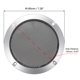 thumbnail image 2 of Rejilla decorativa de altavoz de 6.5" Uxcell con agujero de montaje, cubierta protectora de woofer, accesorios de audio plateados, 2 of 5