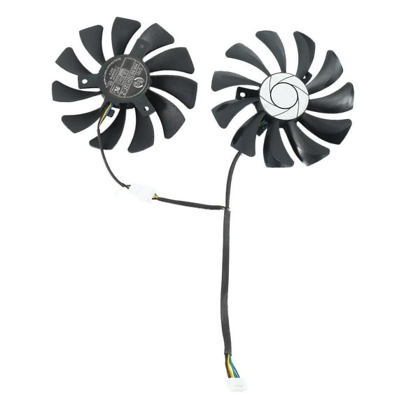 New 1 Pair Graphics Card Fan 85mm Ha9010h12f-z 4pin Cooler Fan Replacement For Gtx 1060 Oc 6g Gtx 9-haoyi
