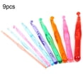 thumbnail image 1 of Opolski 9Pcs/Set 3-12mm Colorful Crochet Needles Hooks Weave Crafts DIY Knitting Tools, 1 of 9