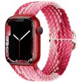 thumbnail image 1 of Correa elástica Solo Loop compatible con Apple Watch Band 41 mm 40 mm 38 mm, pulseras deportivas trenzadas de nailon elástico ajustable para Iwatch Series 7 6 5 4, 1 of 5