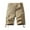 Khaki, variant on Awdenio Mens Plus Size Cargo Shorts Multi-Pockets Relaxed Zipper Belt Summer Beach Shorts Pants for Outdoor Adventures Hiking Casual Sports