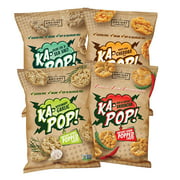 Ka-Pop! Popped Chips, Variety Pack (1oz, Pack of 12) - Allergen Friendly, Ancient Grains, Gluten-Free, Paleo, Non-GMO, Vegan, Healthy, Whole Grain Snacks, As Seen on Shark Tank