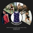 thumbnail image 7 of Bixox Women's Eggplant Printed Sleeveless Fitness Workout Running Quick-Dry Tank Top, 7 of 7