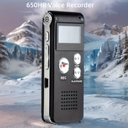 YIYUN Rechargeable Digital Voice Recorder 8GB – 650 Hours Audio Storage, MP3 Player Function, Portable Recording Device.