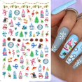 thumbnail image 4 of Calcomanía para uñas de alce de Santa de dibujos animados de invierno, suministros para decoración de uñas, muñeco de nieve, copo de nieve, calcomanía para uñas, pegatina 3D de Navidad, decoración de, 4 of 4