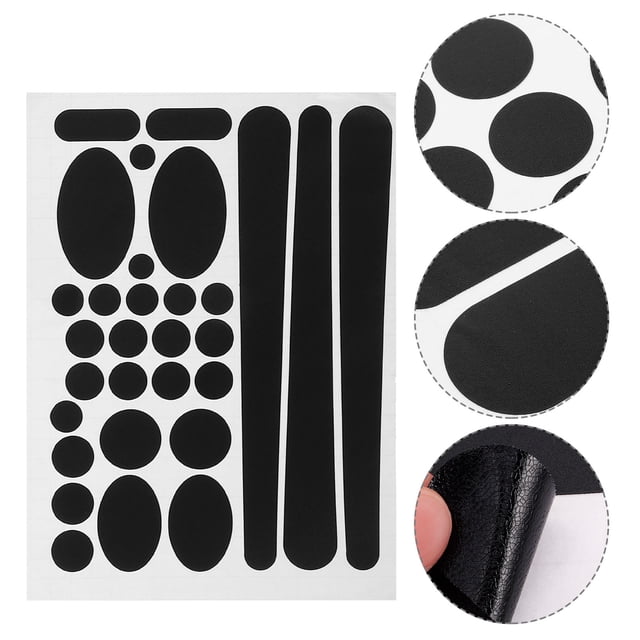 UPOUART 3Ud Adhesivo Protector Para Cadena Y De Color Negro Y Duradero