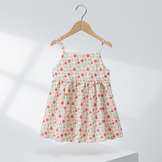 LOVZFMLL Robe Princesse à Manches Courtes et Col Rond Longueur Genou pour Filles