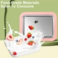 thumbnail image 2 of Ice Cream, Instant Ice Cream Roller Maker, Rolled Ice Cream Maker Tray with 2 Spatulas, Easy Clean-Up, Homemade DIY for Gelato, Sorbet, and Frozen Yogurt (Green, 8.9 * 6.9in), 2 of 8