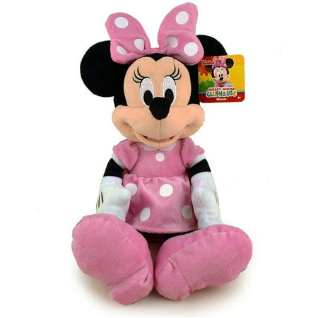 Disney Mickey Mouse Clubhouse 15.5 Inch Plush - Minnie Pink Dress ...