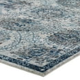 thumbnail image 3 of Modway Entourage Kensie Floral Moroccan Trellis Area Rug in Ivory and Blue, 3 of 7