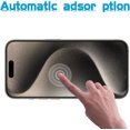 thumbnail image 4 of Triple Pack Screen Protector and Camera Lens Protector for iPhone 15 Pro 6.1-Inch - Tempered Glass Film, 4 of 9