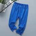 thumbnail image 2 of Yievot Toddler Baby Pants Casual Cotton Point Print Loungewear Sleepwear Causal Loose Long Pants Trousers for Infant Boy Girl 2-6 Years 2024 Toddler Pants Clothes on Clearance, 2 of 4