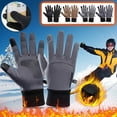 thumbnail image 2 of hengsof Winter Ski-Gloves for Men-Women Non-Slip-Plus-Velvet-Thickened Mitt Waterproof Cold-Weather Cycling-Gloves, 2 of 6