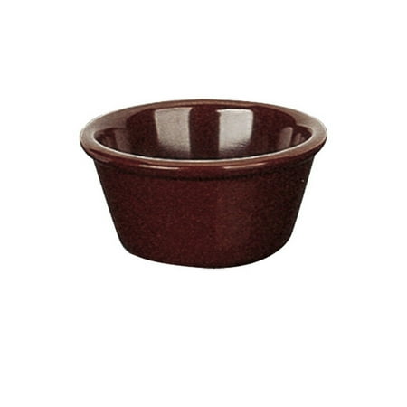 

3 3/8 4 Oz Smooth Ramekin Chocolate Melamine