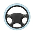 thumbnail image 3 of Easygdp Light Blue Marble Elastic Steering Wheel Cover, Auto Accessories, Fit Suvs, Vans,Cars, Trucks -15 inch, 3 of 8
