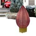 thumbnail image 3 of Northlight 42" Red and Yellow Pre-Lit LED Twinkling Glitter Light Bulb Christmas Outdoor Decor, 3 of 3