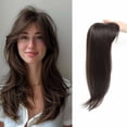 thumbnail image 2 of Hair Toppers For 360 3D Topper With Hair For Thinning Hair 18 Inch Wig Extension Solution For Improved Density And Coverage, 2 of 4