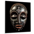 thumbnail image 2 of Designart "Traditional African Mask Ethnically Crafted XIX" African Tribal Metal Art Living Room, 2 of 5