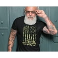 thumbnail image 3 of Patriotic Trucker Camouflage American Flag Unisex T-Shirt, 3 of 5
