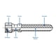 thumbnail image 3 of Manguera Flexible Para Boiler 1/2 x 1/2" FOSET negro, 3 of 3