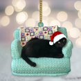thumbnail image 5 of Black Cat Ornaments for Christmas Tree, Christmas Animal Ornament, Xmas Decor Tree Hanging, Christmas Tree Ornaments Topper Decorations, Gifts for Cat Lovers, 5 of 5