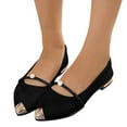 thumbnail image 3 of Chaussures Plates Simples pour Femmes Chaussures en Cuir à la Mode pour Femmes, 3 of 6
