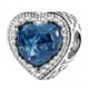 thumbnail image 3 of Dije de Corazón Yinane para Pulsera Cuentas Espaciadoras de Metal Azul, 3 of 8