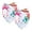 Multi-colored 1, variant on PhooArto Color Dreamcatcher Owl Galaxy Dog Bandanas, 2 Pack Soft Washable Pet Scarf Triangle for Large Dogs Puppies and Cats